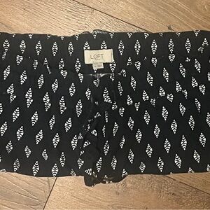 Loft printed navy shorts